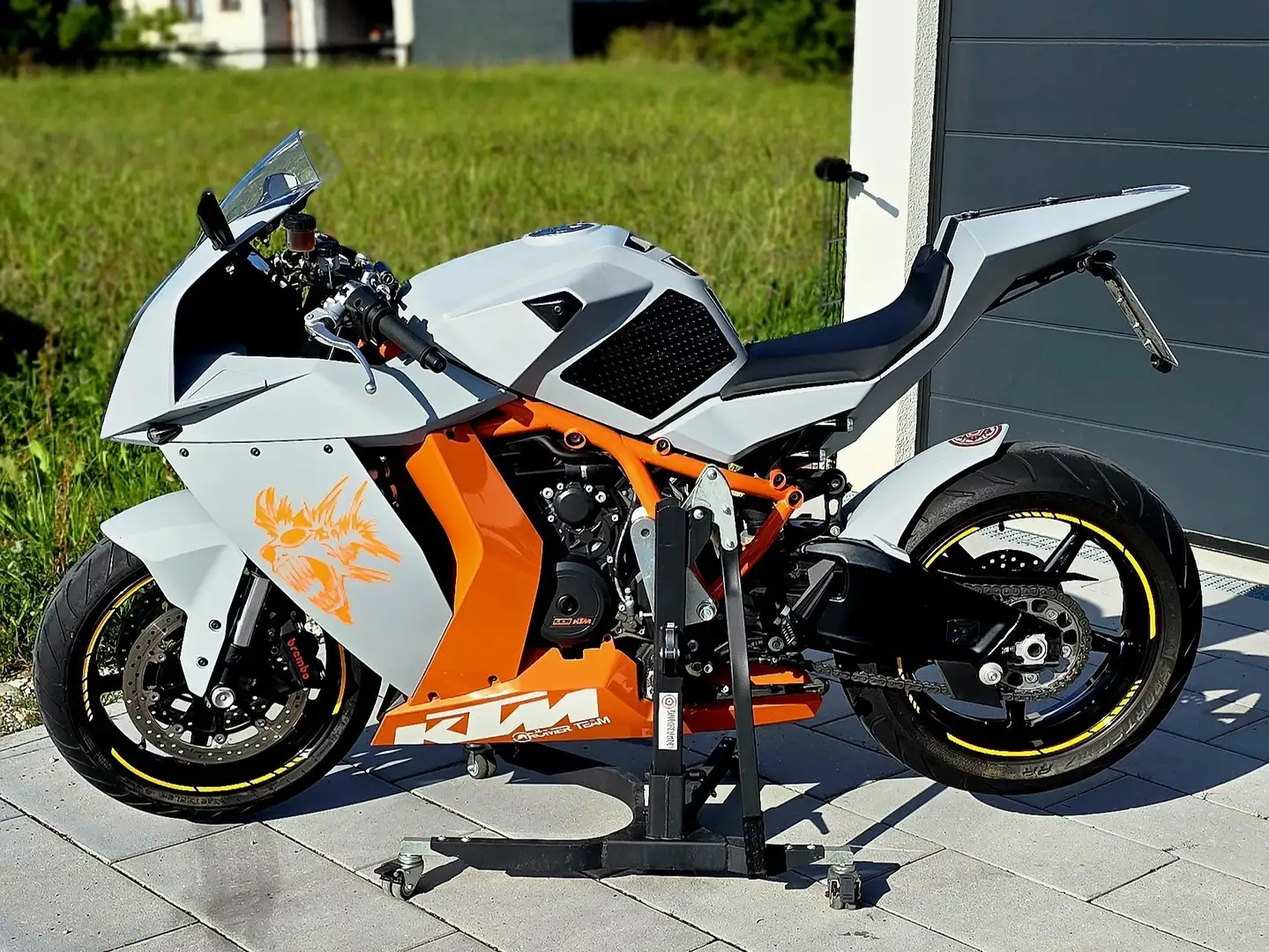 KTM 1190 RC8 RC8R Wenig Kilometer Top Zustand Gris - 2