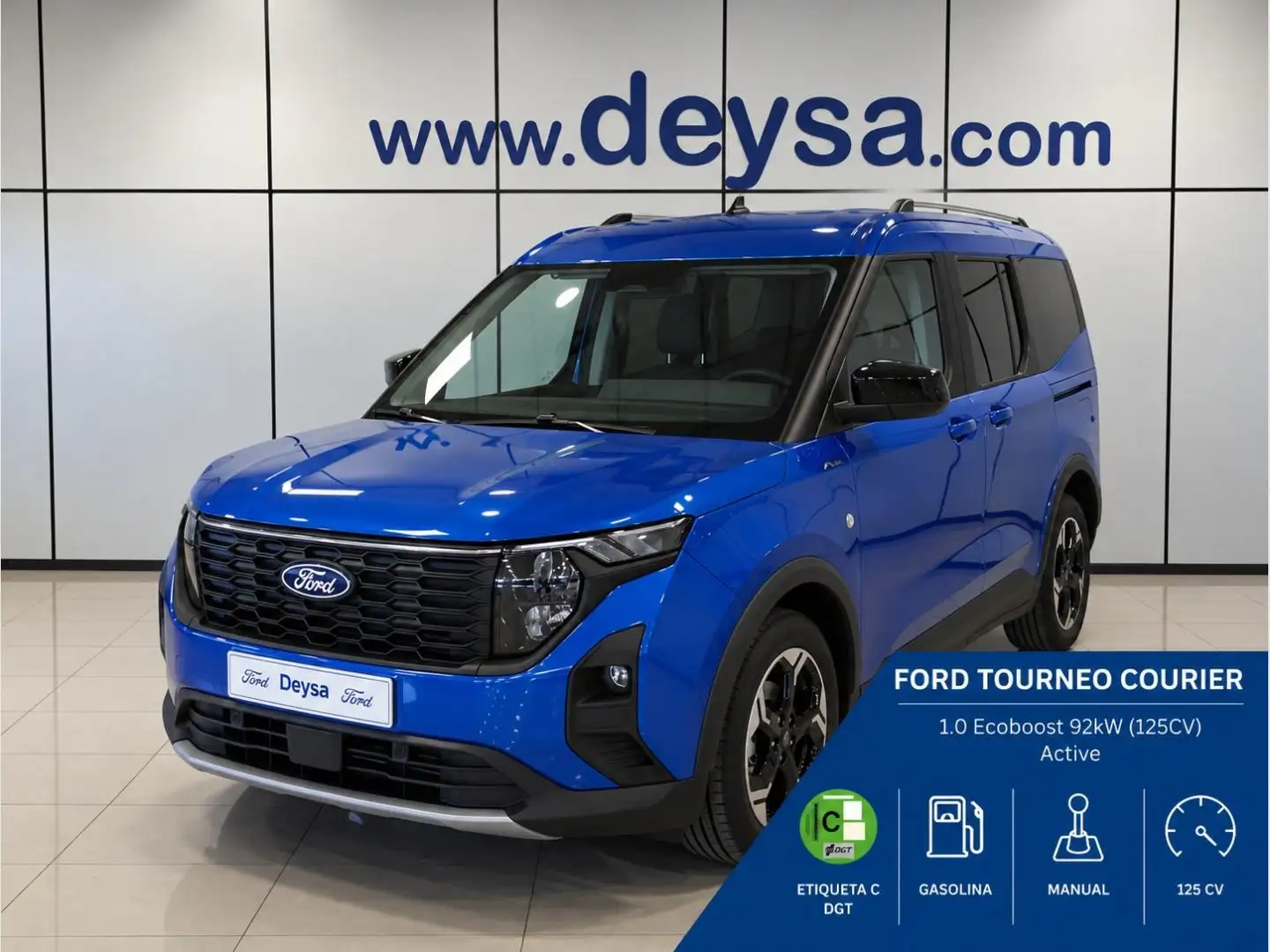 Ford Tourneo Courier 1.0 Ecoboost Active Azul - 1