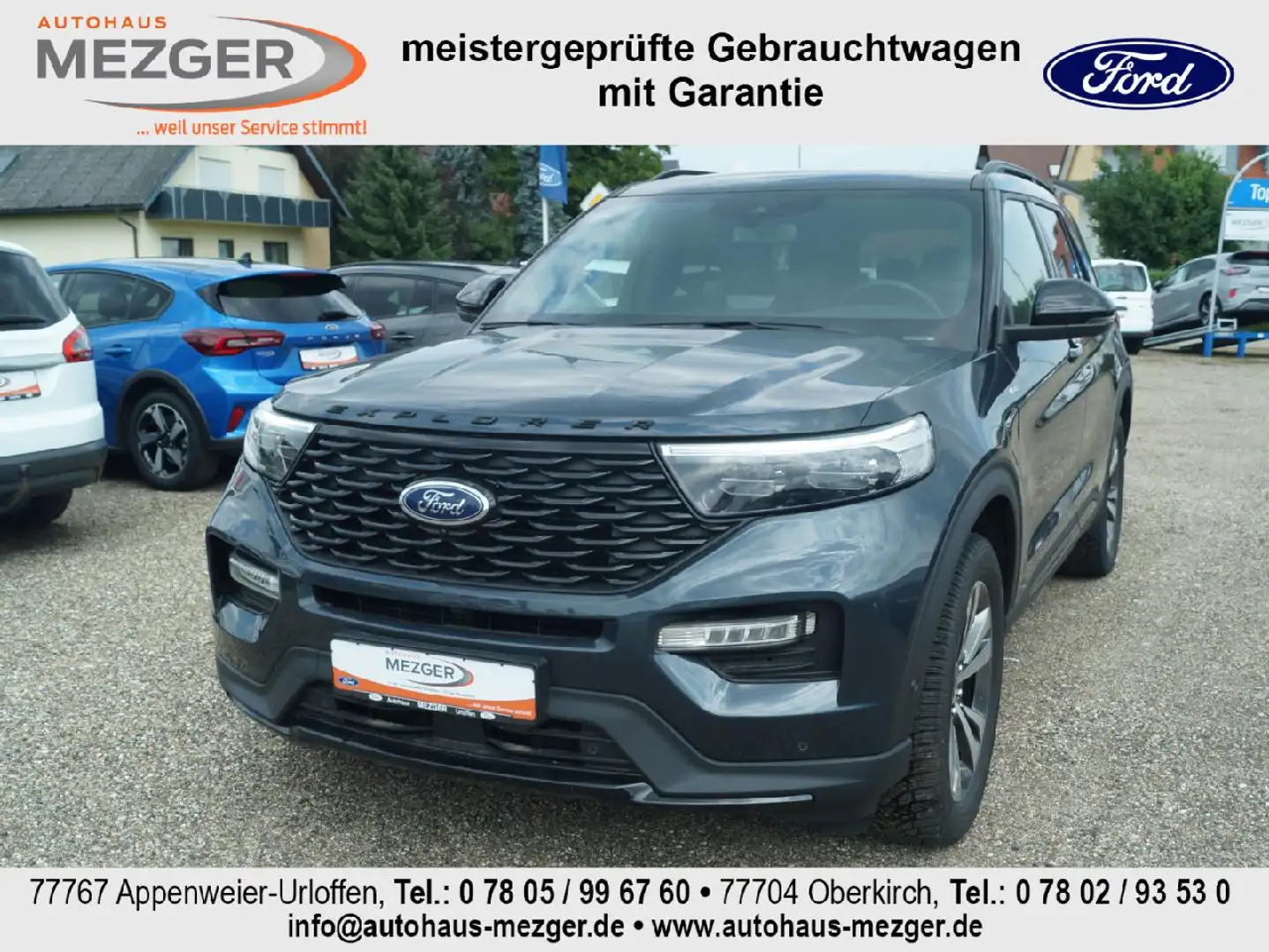 Ford Explorer ST-Line Plug-in-Hybrid 4x4 Blau - 1