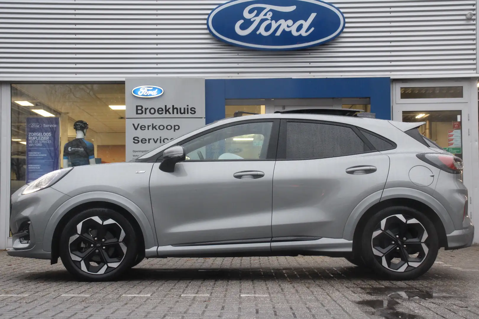 Ford Puma 1.0 EB Hybrid ST-Line X | NL-AUTO | 1E EIGENAAR! | Grau - 2