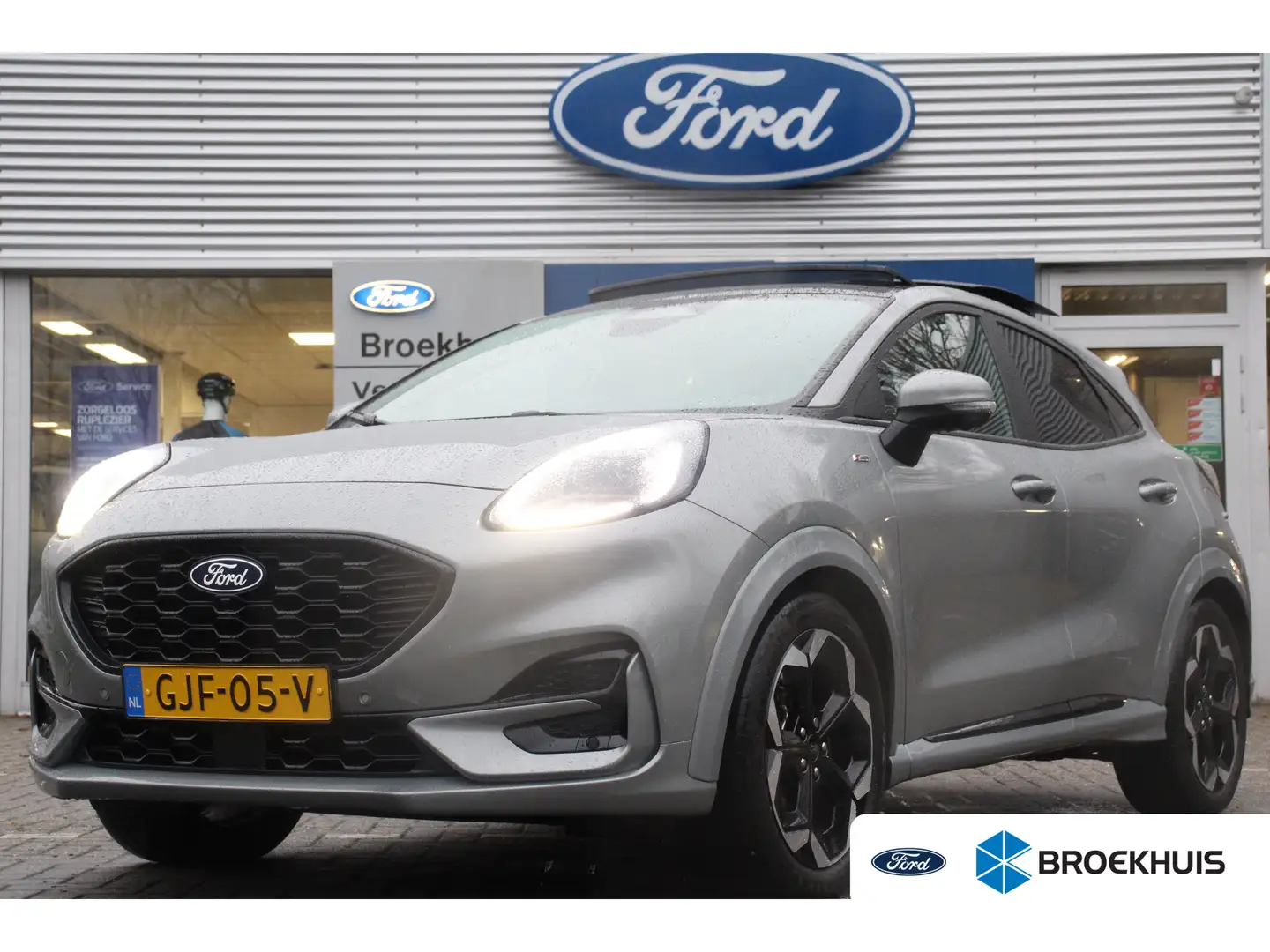 Ford Puma 1.0 EB Hybrid ST-Line X | NL-AUTO | 1E EIGENAAR! | Grau - 1