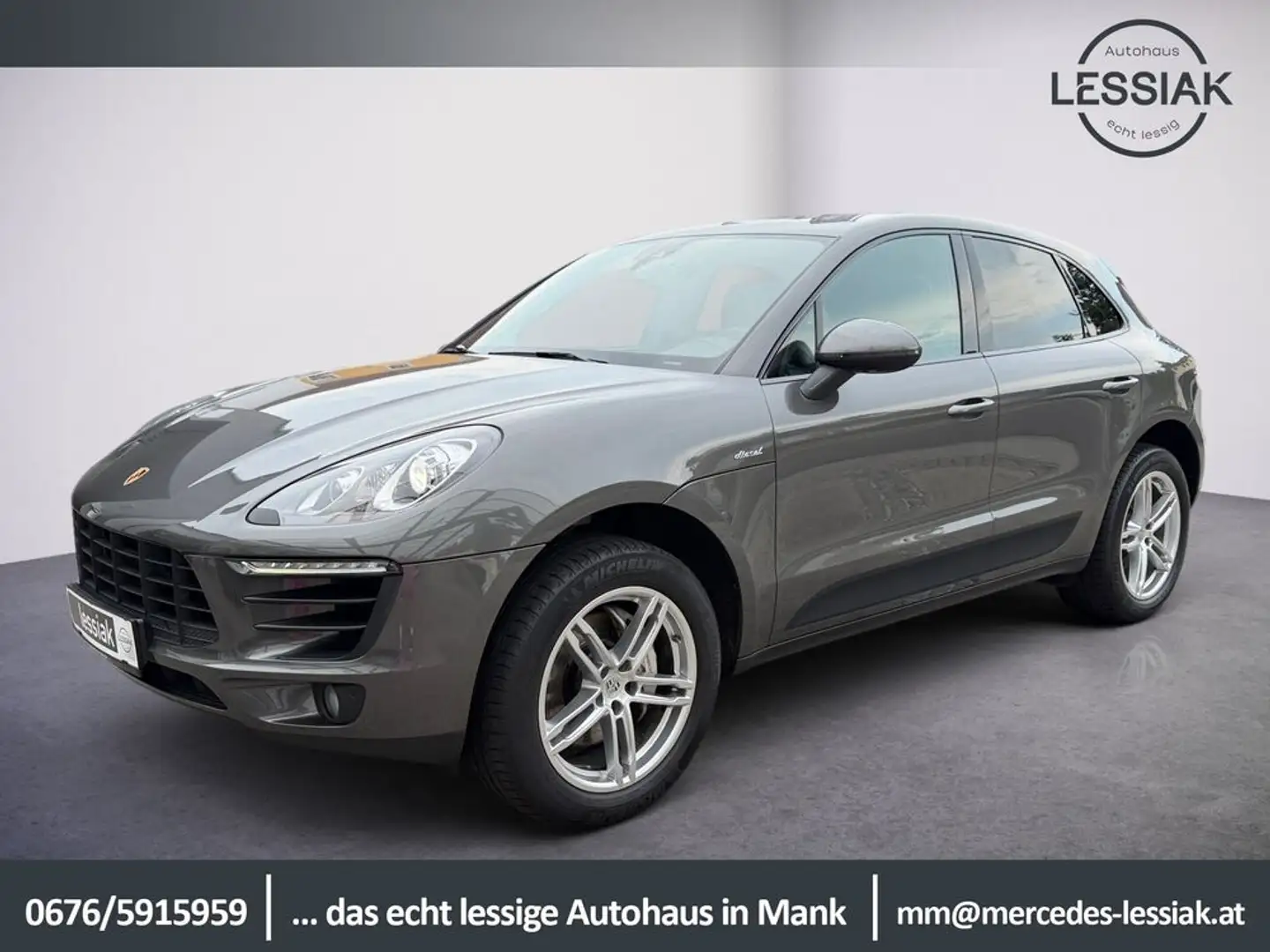 Porsche Macan S Diesel | Leder | Pano-SD | SH v+h | Navi Grau - 1