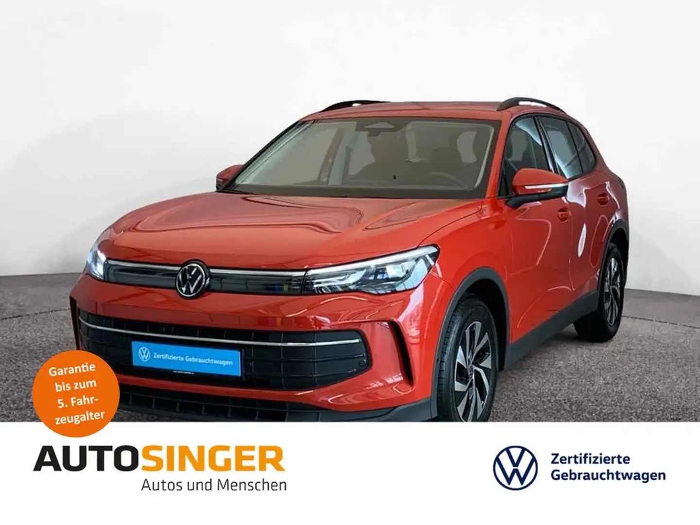 Volkswagen Tiguan Life 1.5 eTSI DSG *AHK*LED*ACC*NAVI*R-CAM Rot - 1