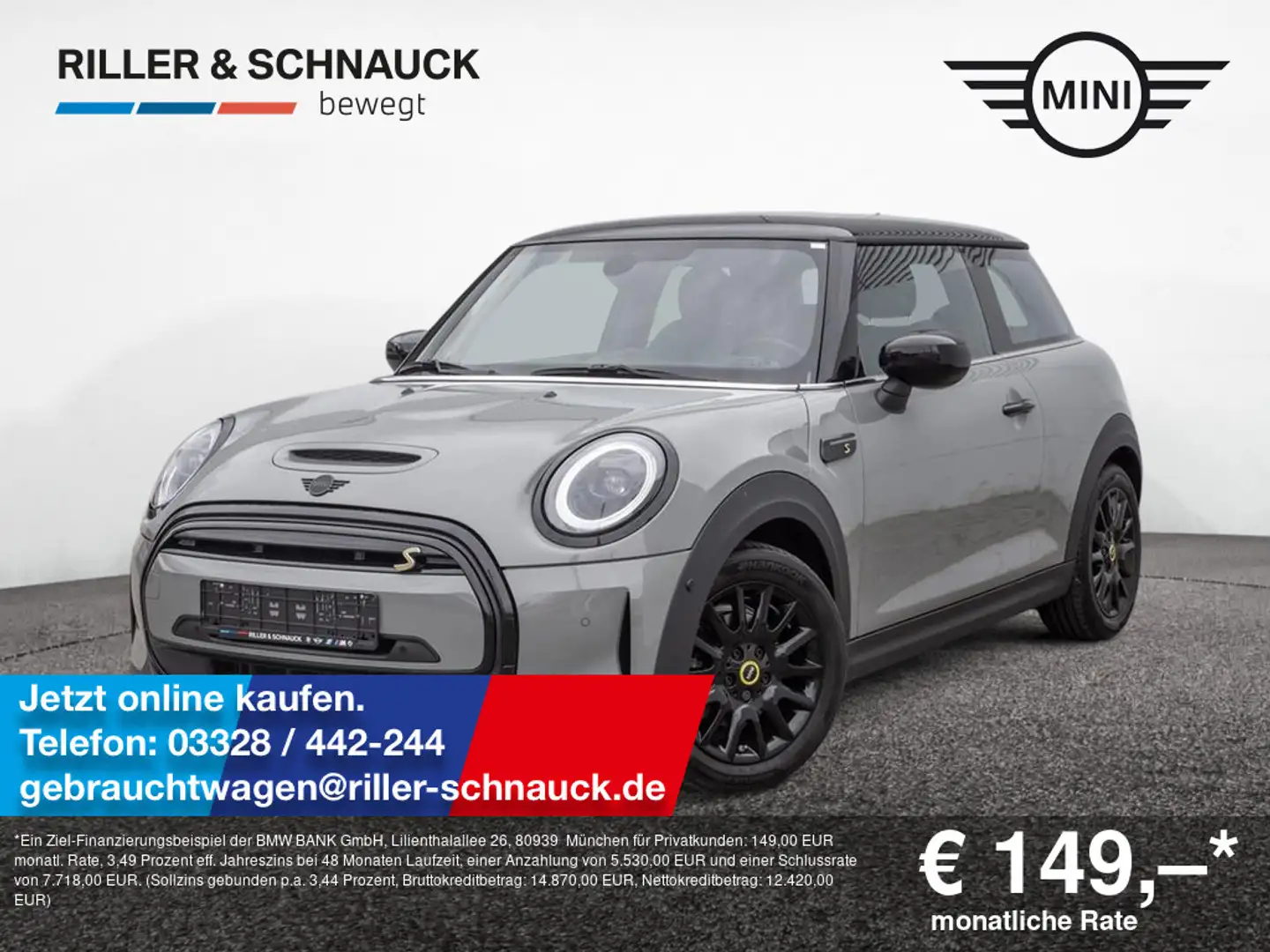 MINI Cooper SE Classic Trim LED+SITZHZG+KLIMAAUT+P Grau - 1