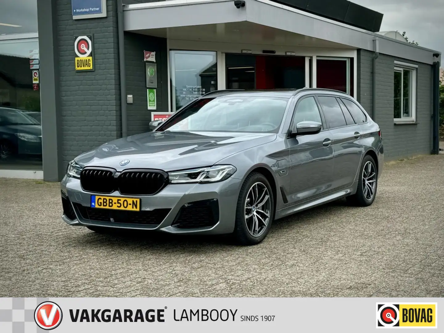BMW 530 5-serie Touring 530e M Sport Business Edition Plus Gris - 1