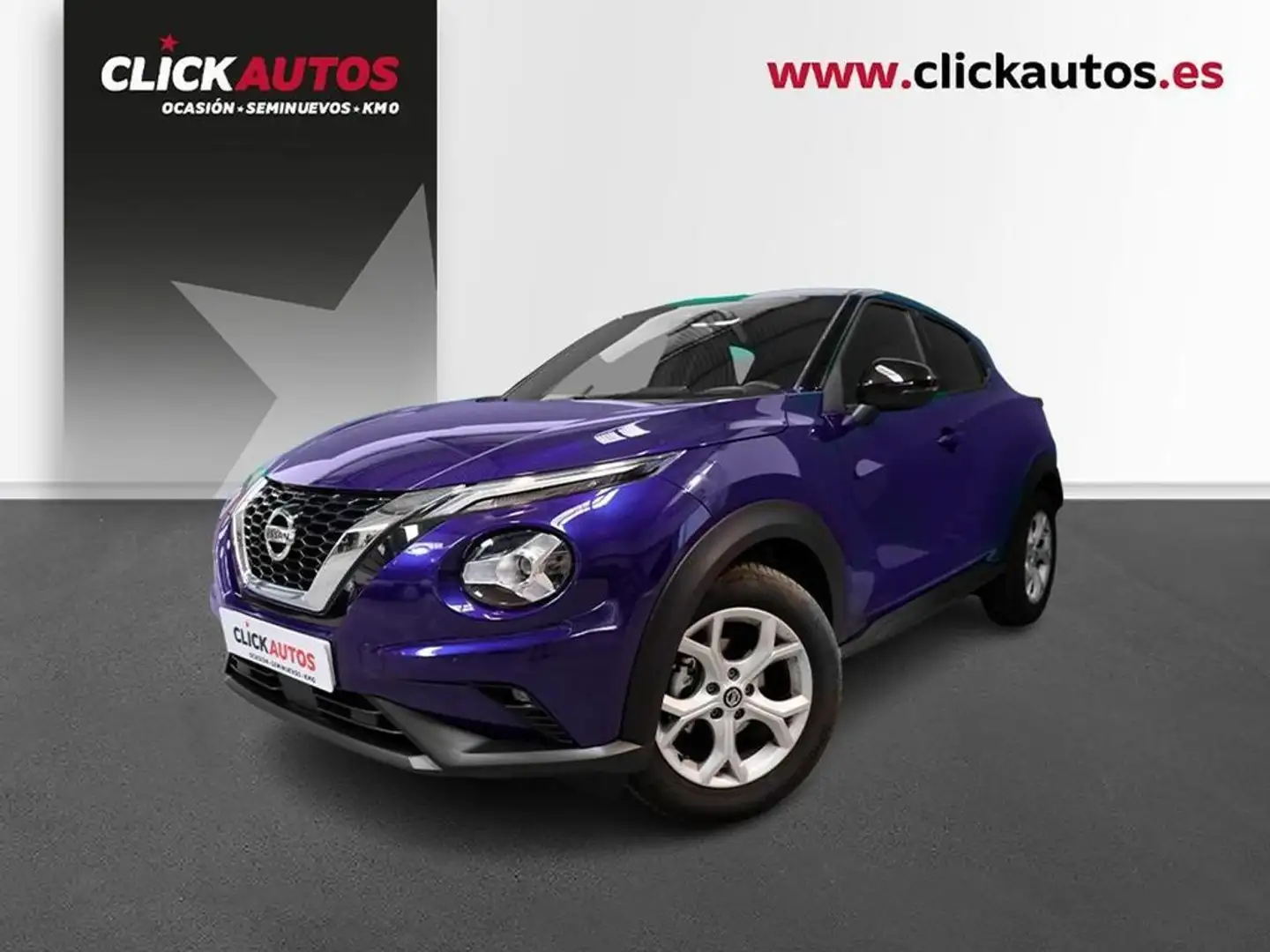Nissan Juke 1.0 DIGT 114CV N-Connecta DCT Blauw - 1