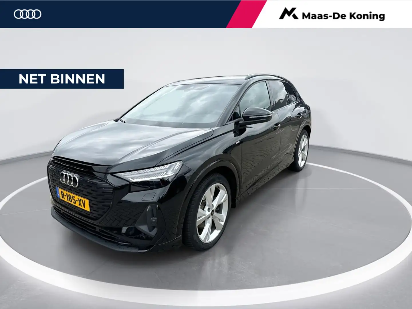 Audi Q4 e-tron 35 170pk S edition 55 kWh · Warmtepomp · Camera ·M Zwart - 1