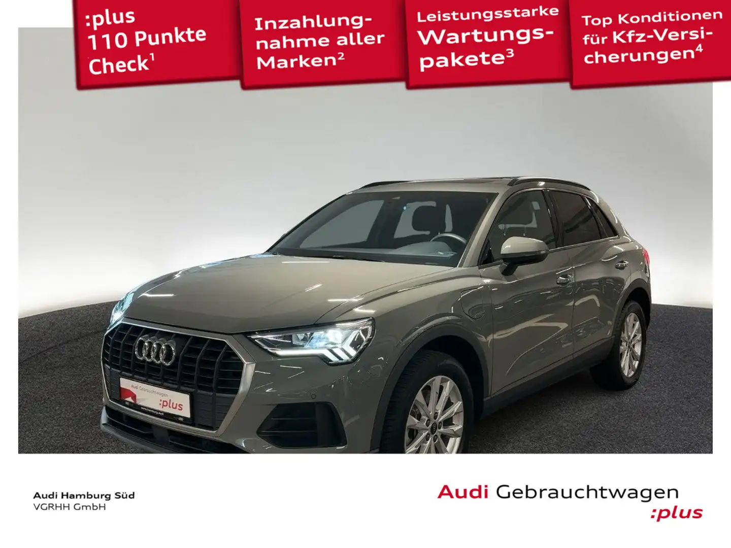 Audi Q3 45 TFSI e S tronic S LINE/PANO/LED/KAMERA/ACC Grau - 1