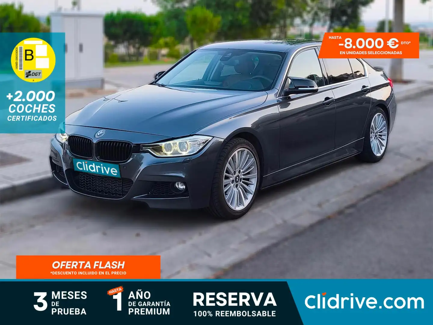 BMW 320 320dA Negro - 1