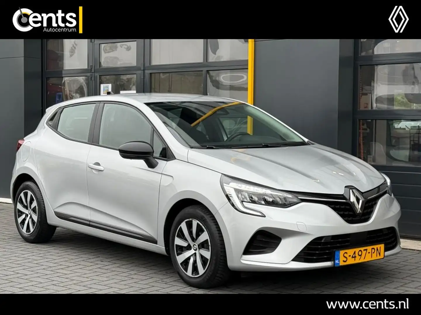 Renault Clio 1.0 TCe 90 Equilibre Navi Grijs - 1