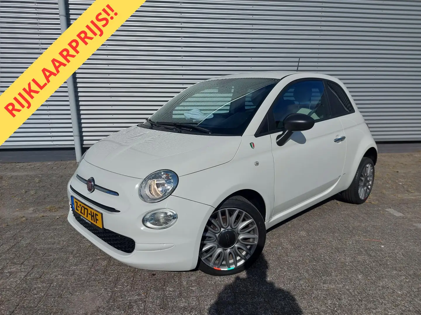 Fiat 500 1.0 Hybrid Bella Italia, airco,cruisecontrol,dab, Bílá - 1