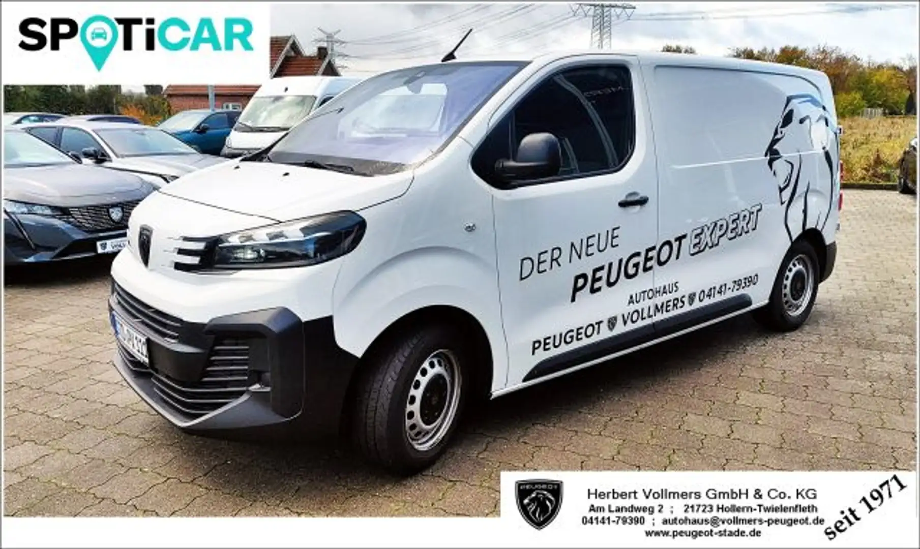 Peugeot Expert Expert 1.5 BlueHDi 120 L2 S&S LED, Kamera, Carplay Weiß - 1
