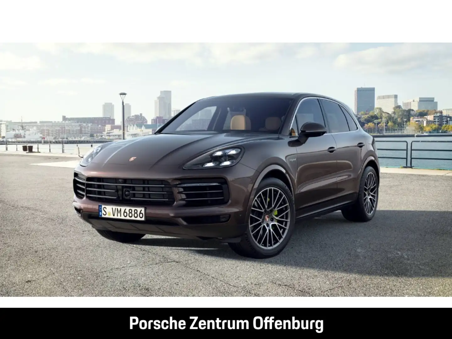 Porsche Cayenne E-Hybrid Braun - 1