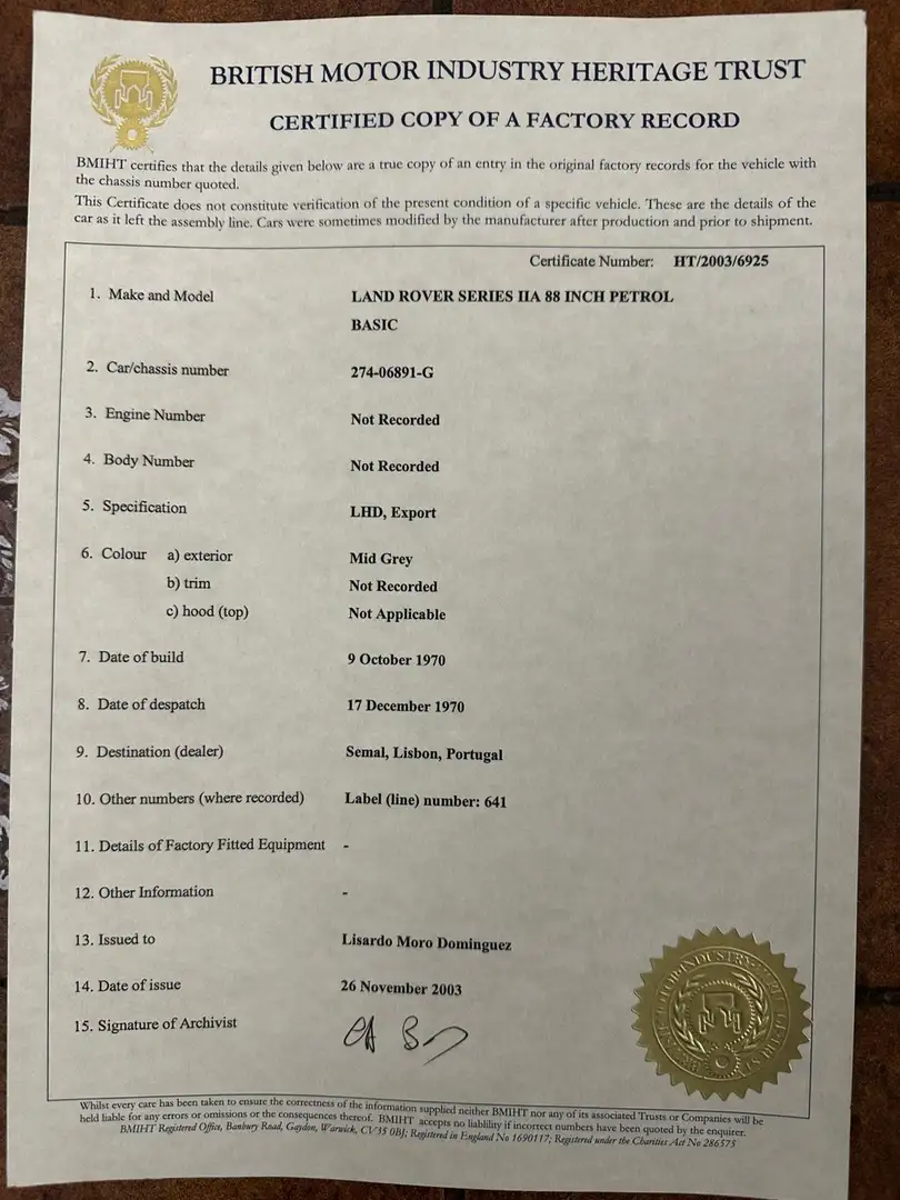 Land Rover Series 88 Series II Beige - 1