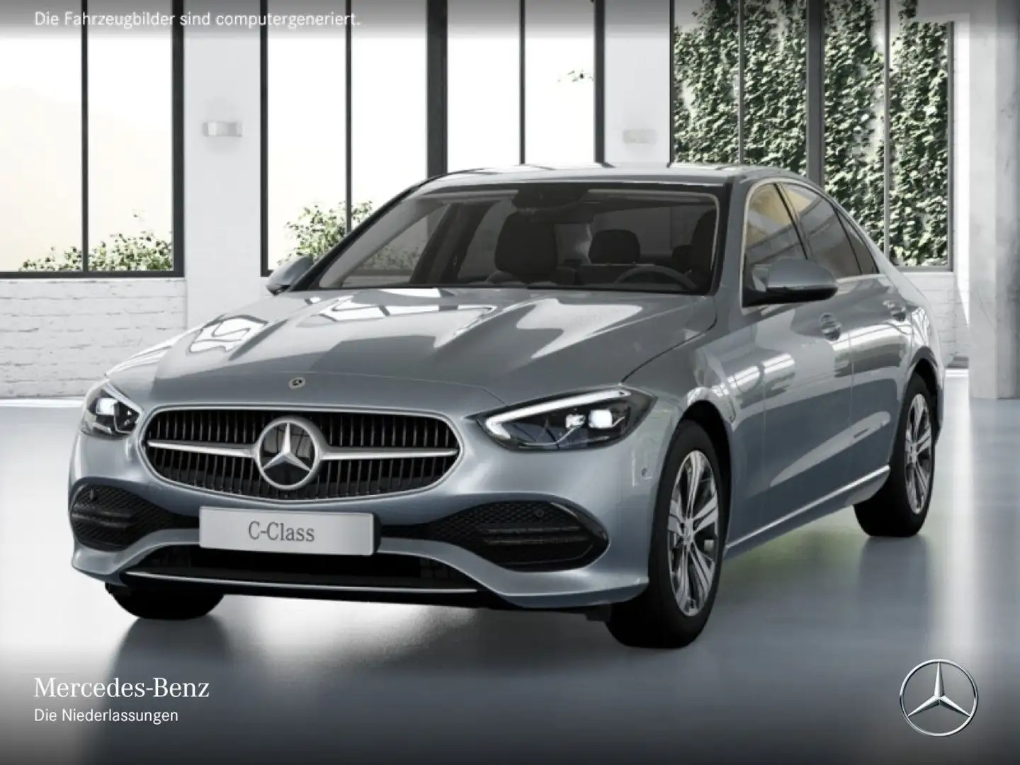Mercedes-Benz C 180 AVANTG+LED+KAMERA+KEYLESS+9G Silber - 2