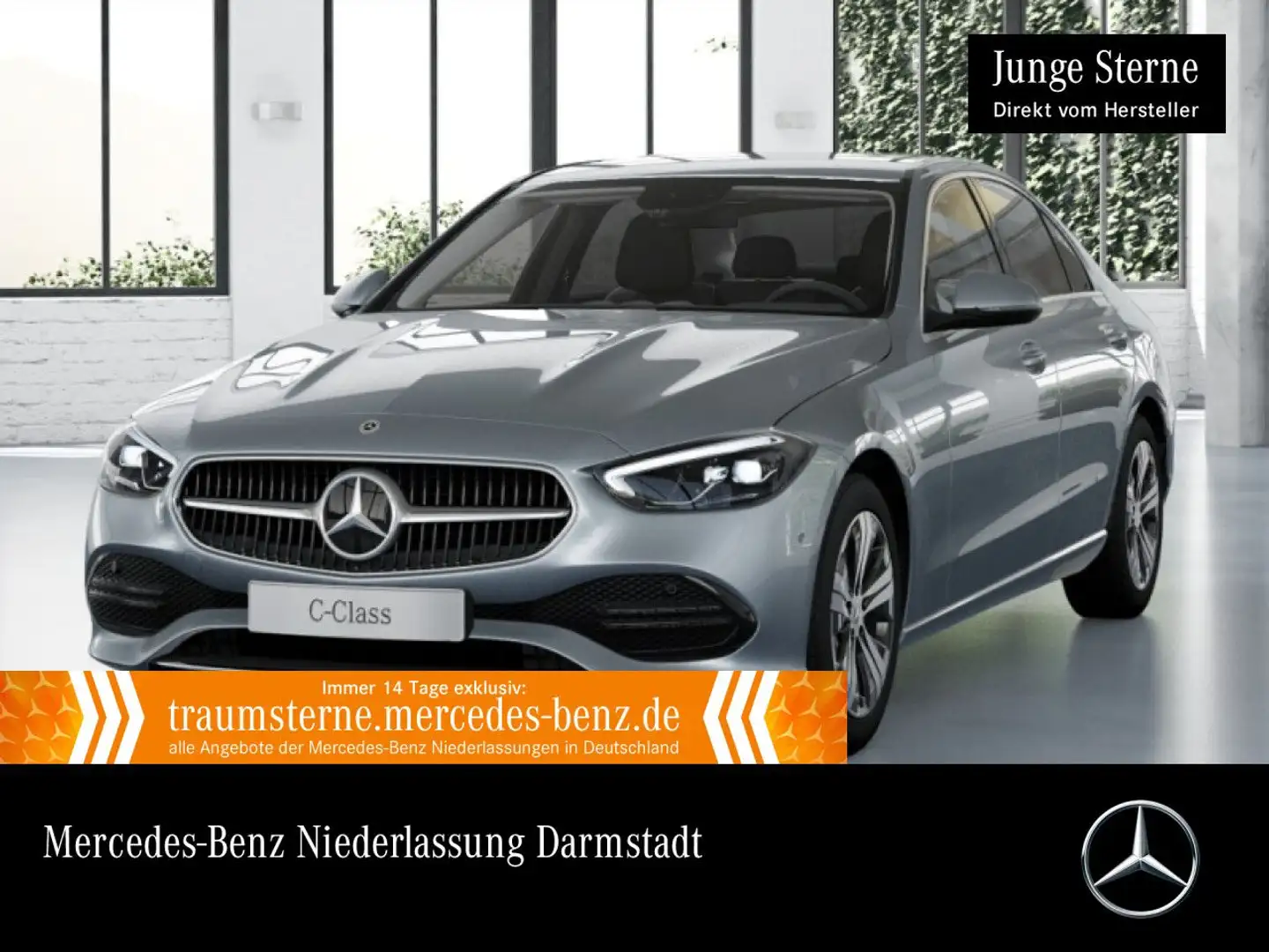 Mercedes-Benz C 180 AVANTG+LED+KAMERA+KEYLESS+9G Silber - 1