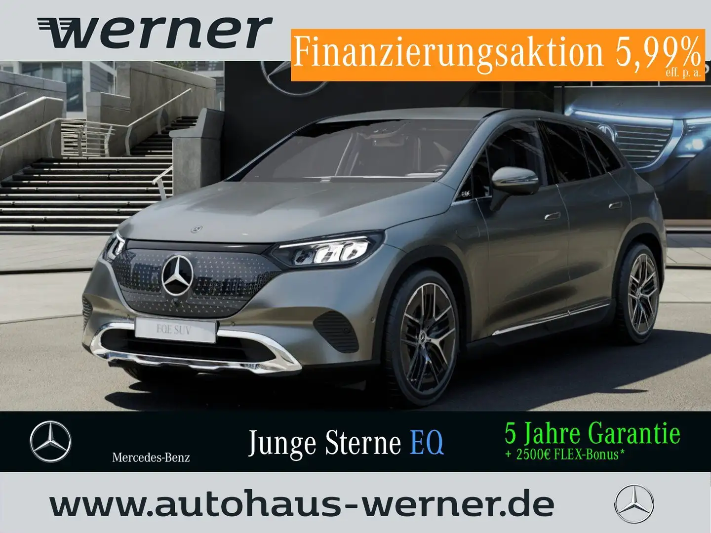 Mercedes-Benz EQE SUV EQE 300 SUV EL-ART-ADV+ AIRMATIC AHK 360° WINTER Gri - 1