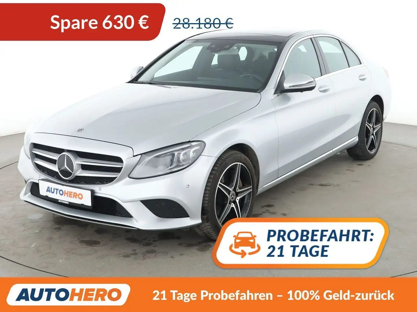Mercedes-Benz C 400 4Matic Avantgarde  Aut.*NAVI*360*SHZ* Grau - 1