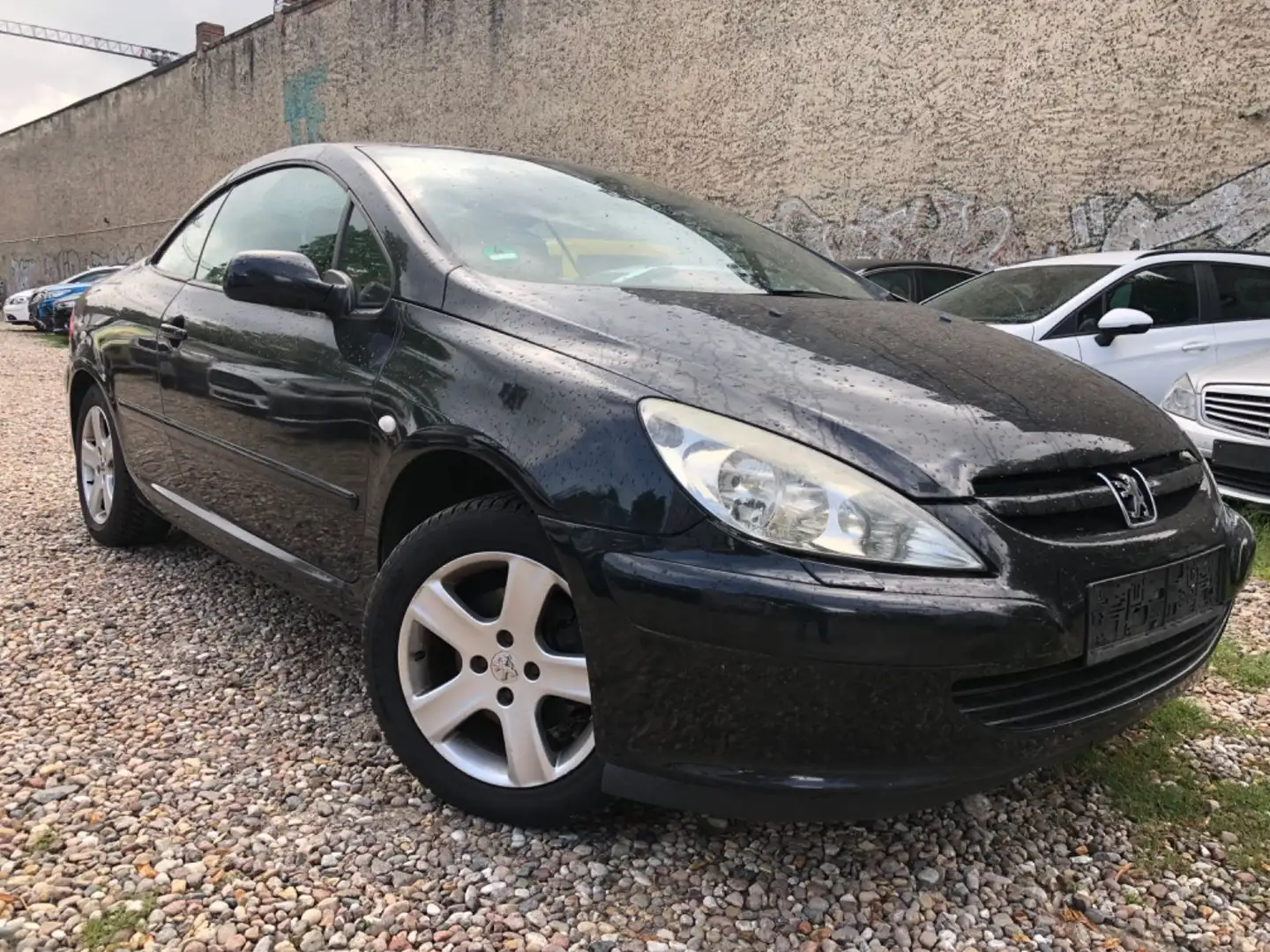 Peugeot 307 CC Cabrio-Coupe Basis-KLIMATRONIK-LEDER Negro - 1
