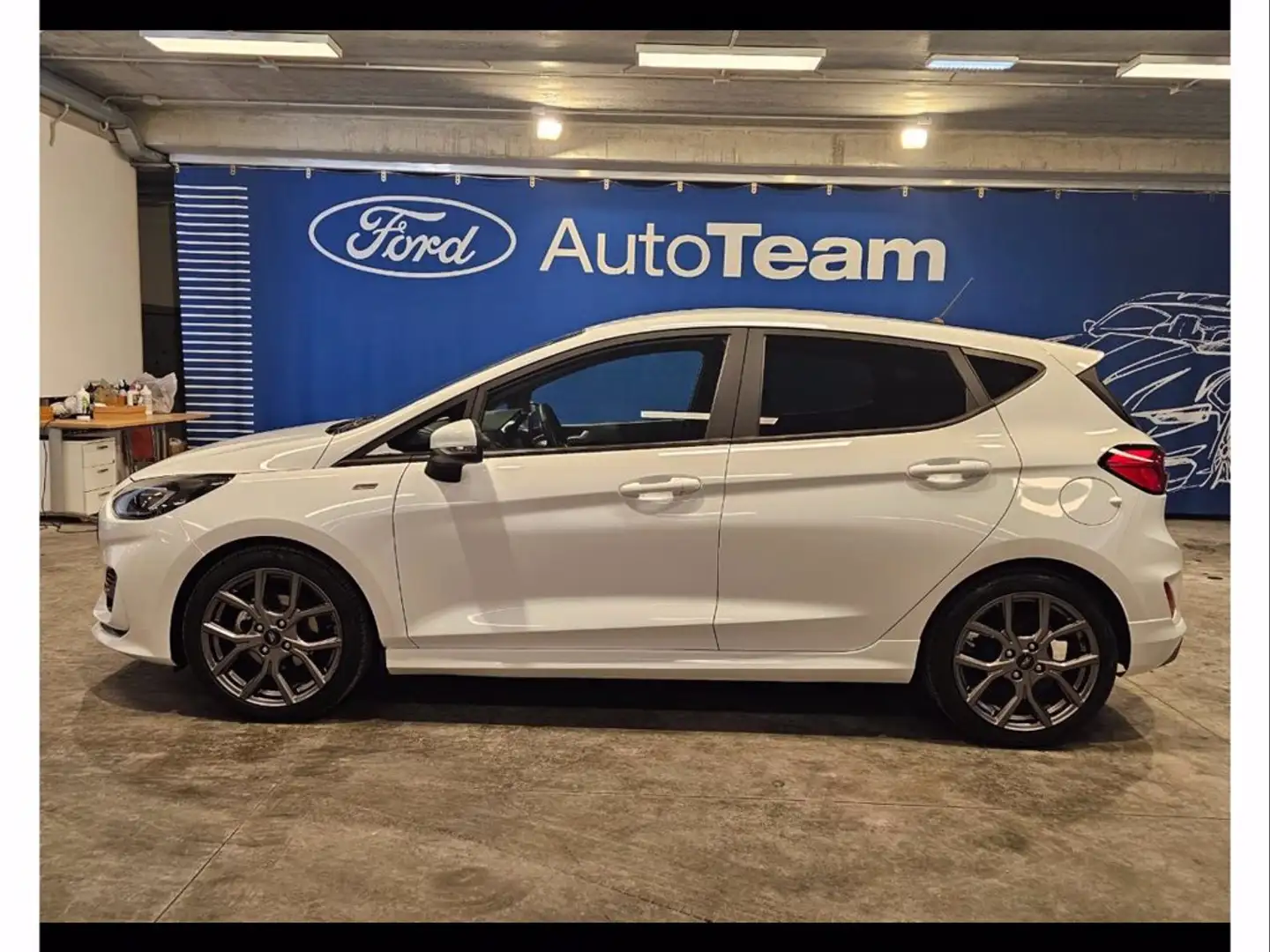 Ford Fiesta 5p 1.0 ecoboost h st-line 125cv Blanc - 2