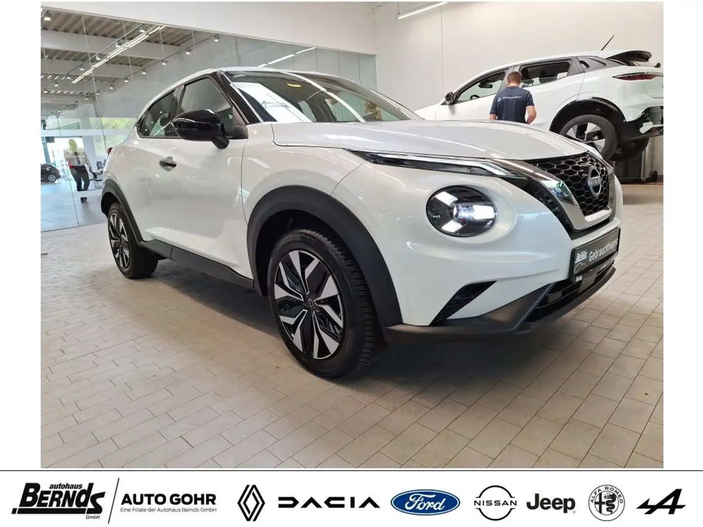 Nissan Juke 1.0 DIG-T Acenta NissanConnect NAVIG. Voll-LED Blanc - 2