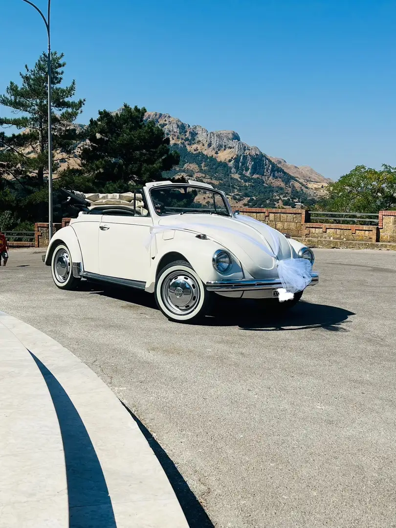 Volkswagen Maggiolino Karman Cabrio Alb - 1