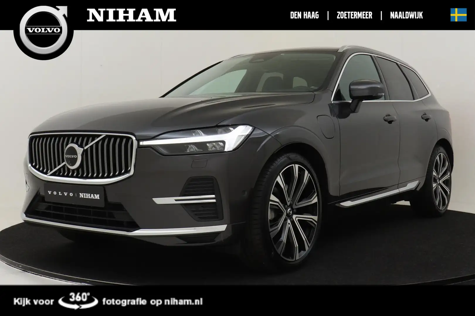 Volvo XC60 T8 RECHARGE AWD PLUS BRIGHT -PANO.DAK|HARMAN/KARDO Grijs - 1