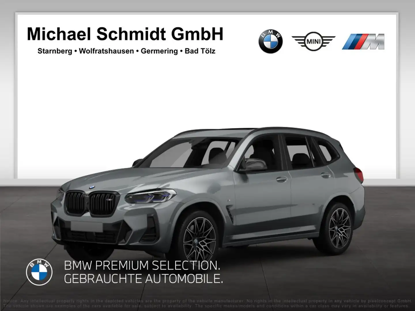 BMW X3 xDrive20d ZA M Sportpaket Head-Up HiFi DAB Grau - 1