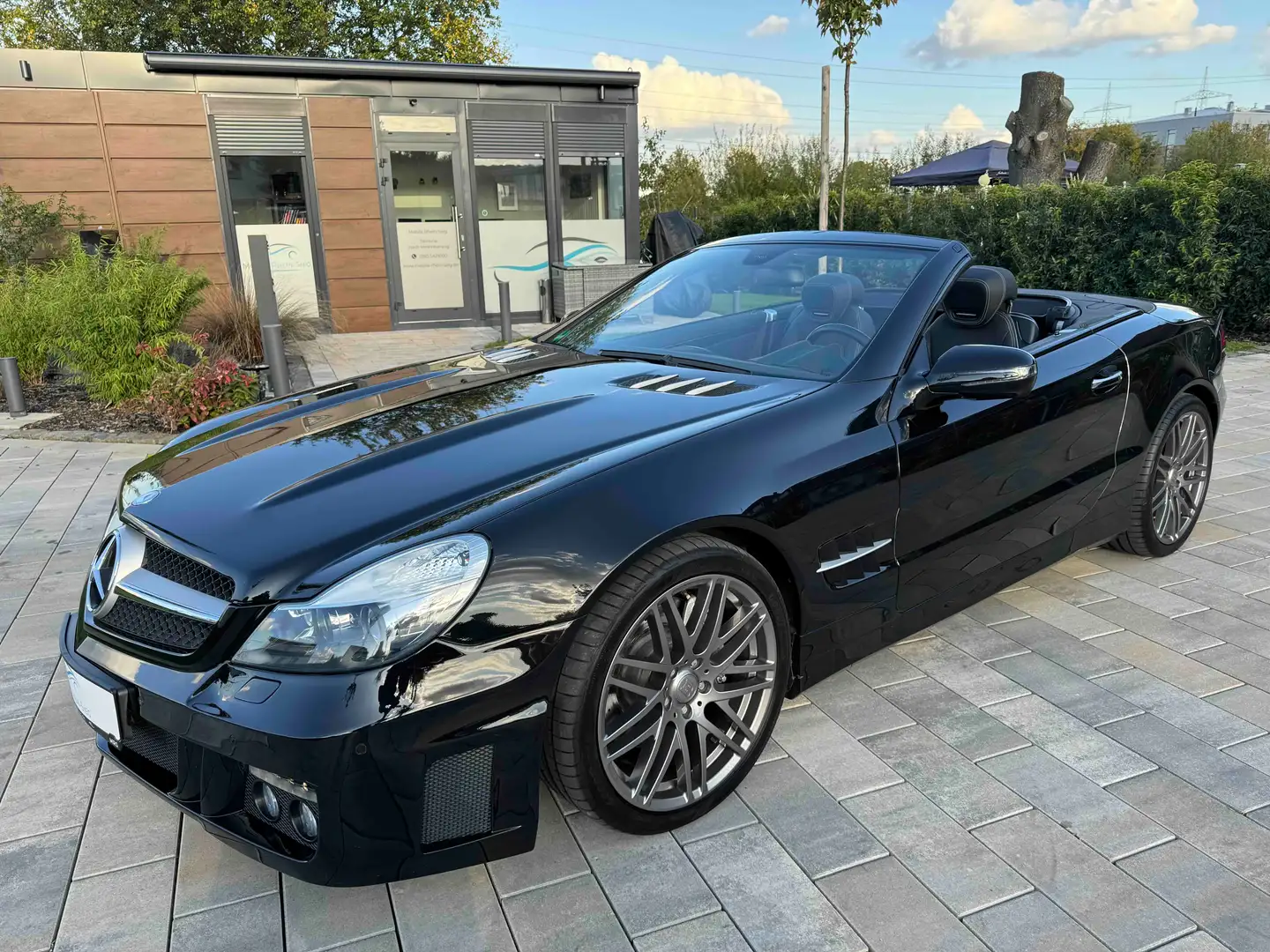 Mercedes-Benz SL 500 SL 500 Brabus *Airscarf*Historie*Pano*Xenon*H&K* Negro - 1