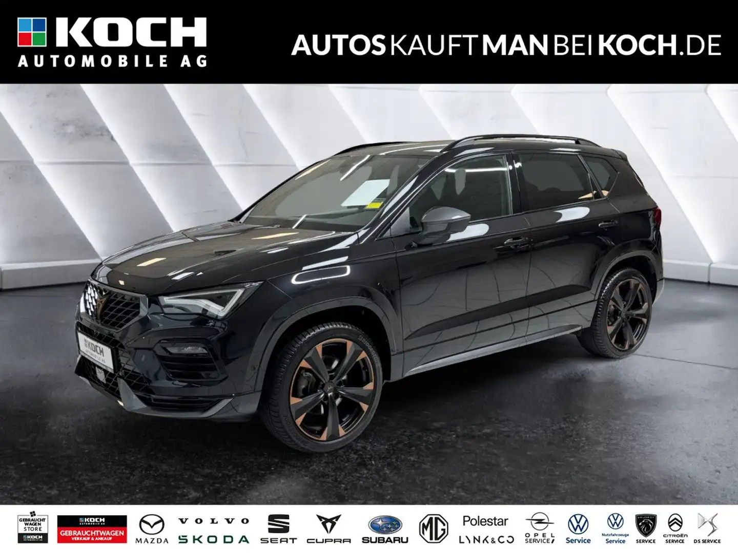 CUPRA Ateca 2.0 TSI DSG 4 Drive LED NAVI ACC AHK Noir - 1