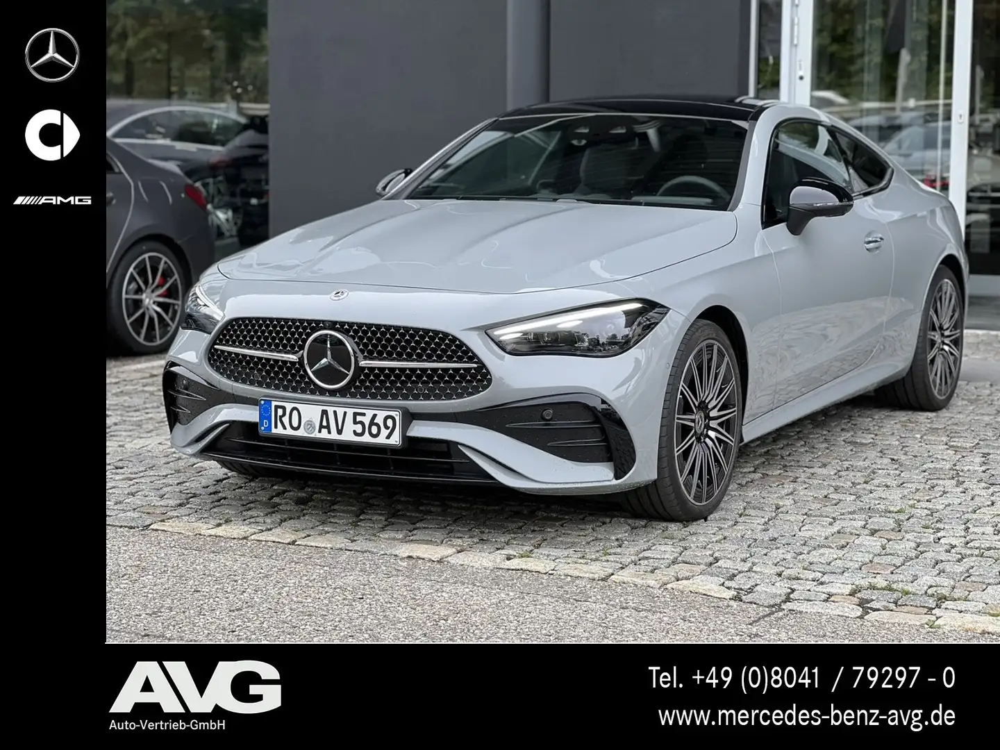 Mercedes-Benz CLE 450 CLE 450 4M Coupé AMG Pano HuD Digital 3D-Sound Grau - 1
