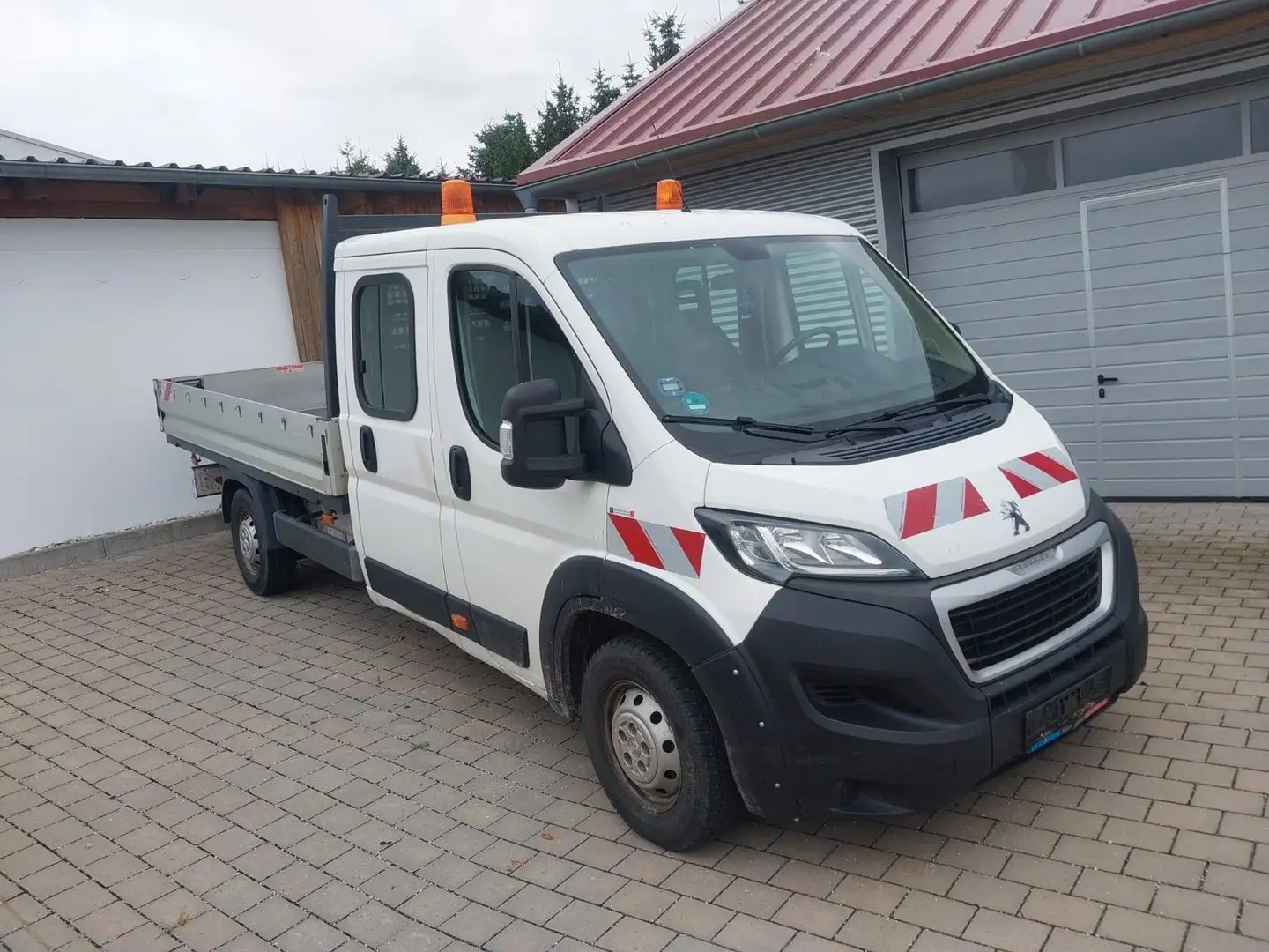 Peugeot Boxer Pritsche DOKA L4 BHdi 130*AHK*Klima Weiß - 2