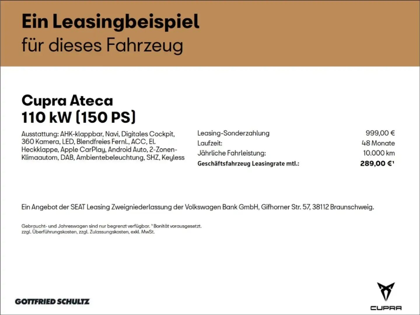 CUPRA Ateca 1.5 TSI 150 PS DSG SOFORT VERFÜGBAR! Weiß - 2