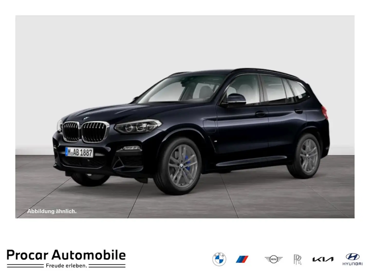 BMW X3 xDrive30e M-Sport Aut Nav LED HuD AHK Komfzg 19" Schwarz - 1