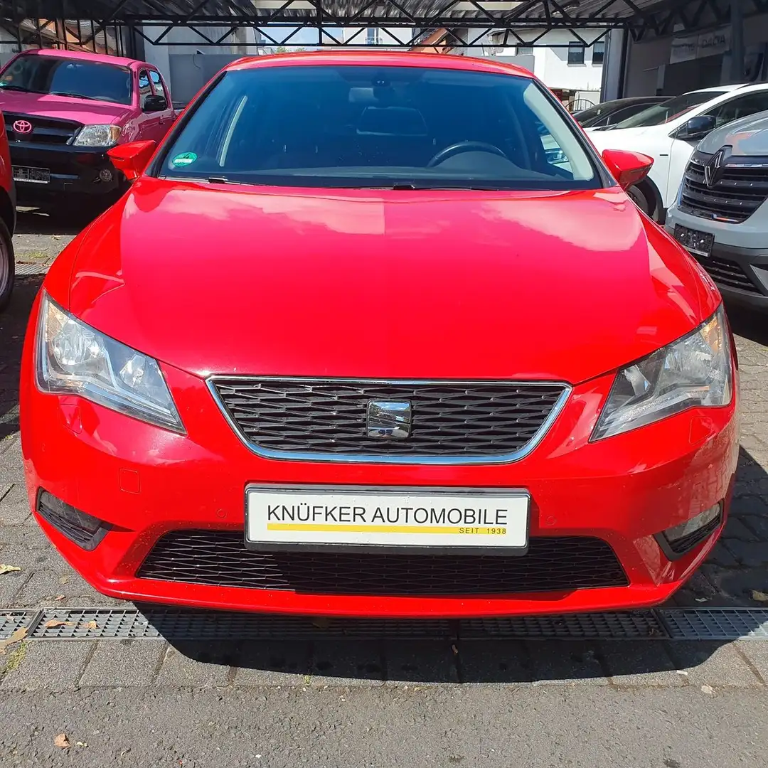 SEAT Leon Style 1.4 TSI, PDC, WIKO, Klimaaut., TOP Rot - 1