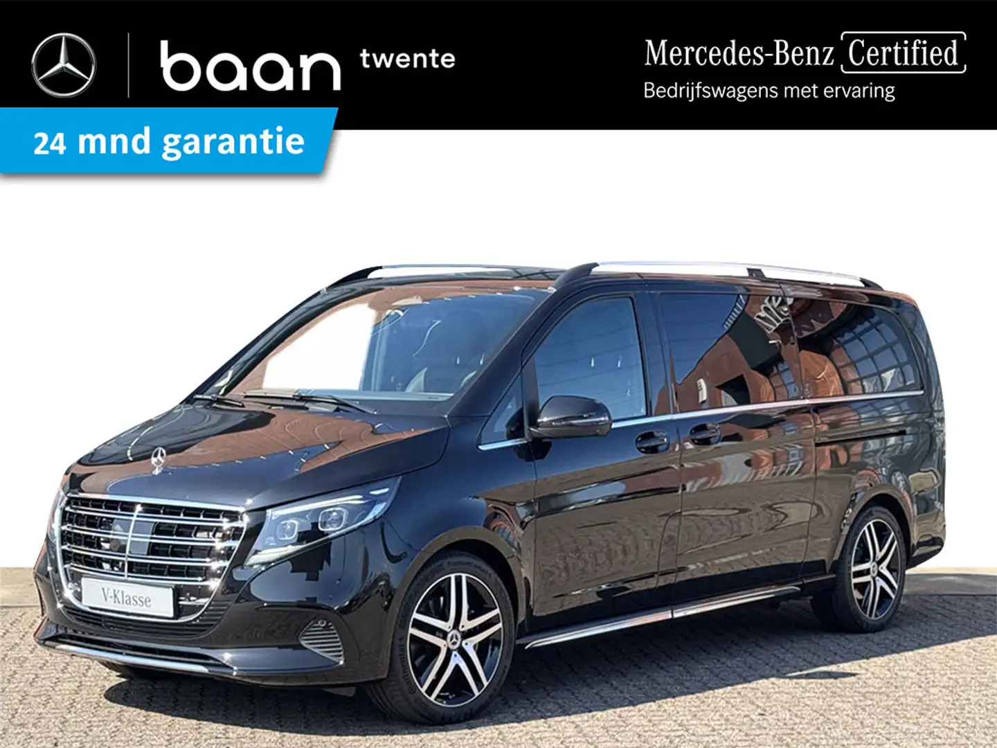 Mercedes-Benz V 300 V 300d L3 Exclusive Dubbelcabine I VOL OPTIES Noir - 1