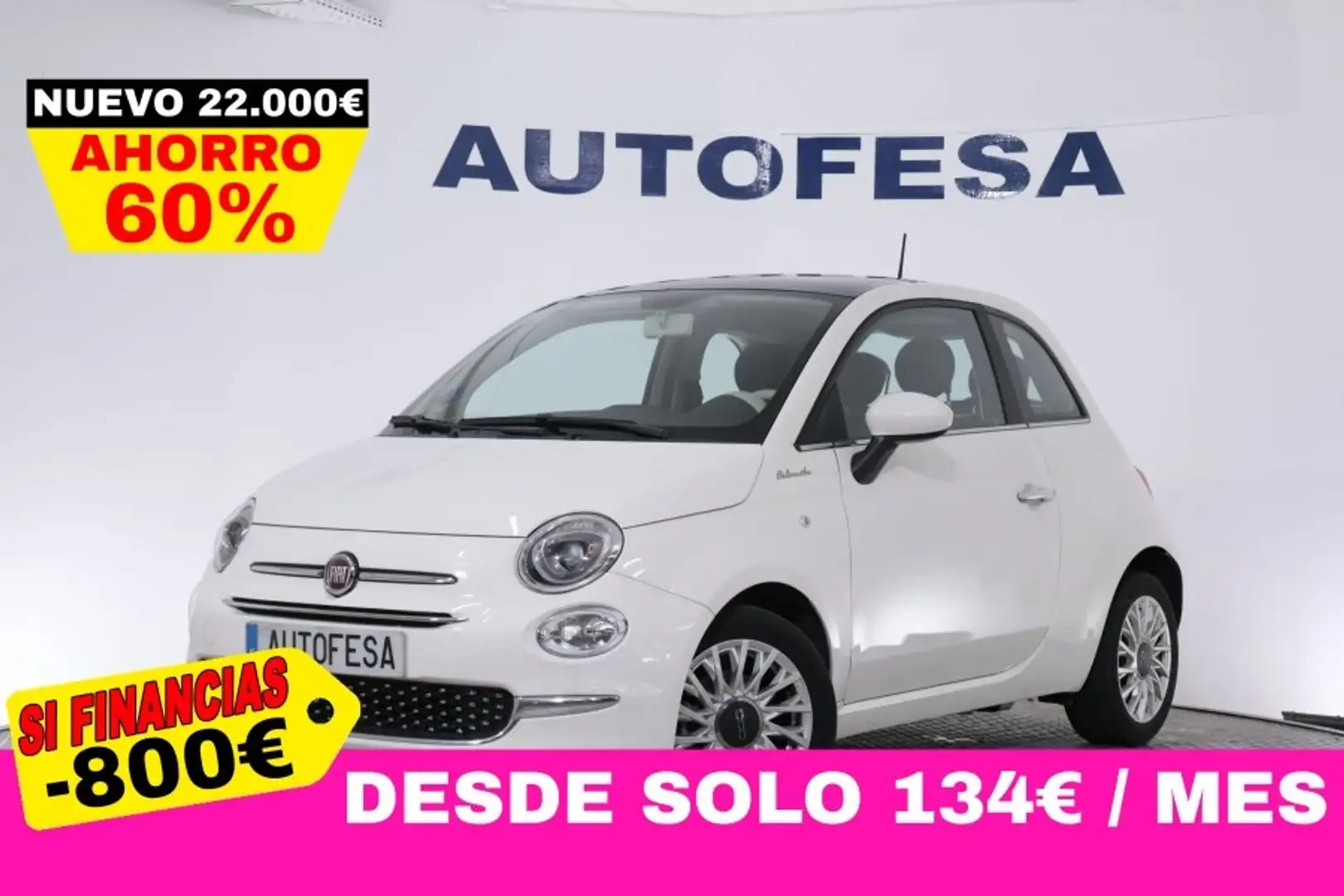 Fiat 500 1.0 HYBRID DOLCEVITA 70CV 5P # TECHO Weiß - 1