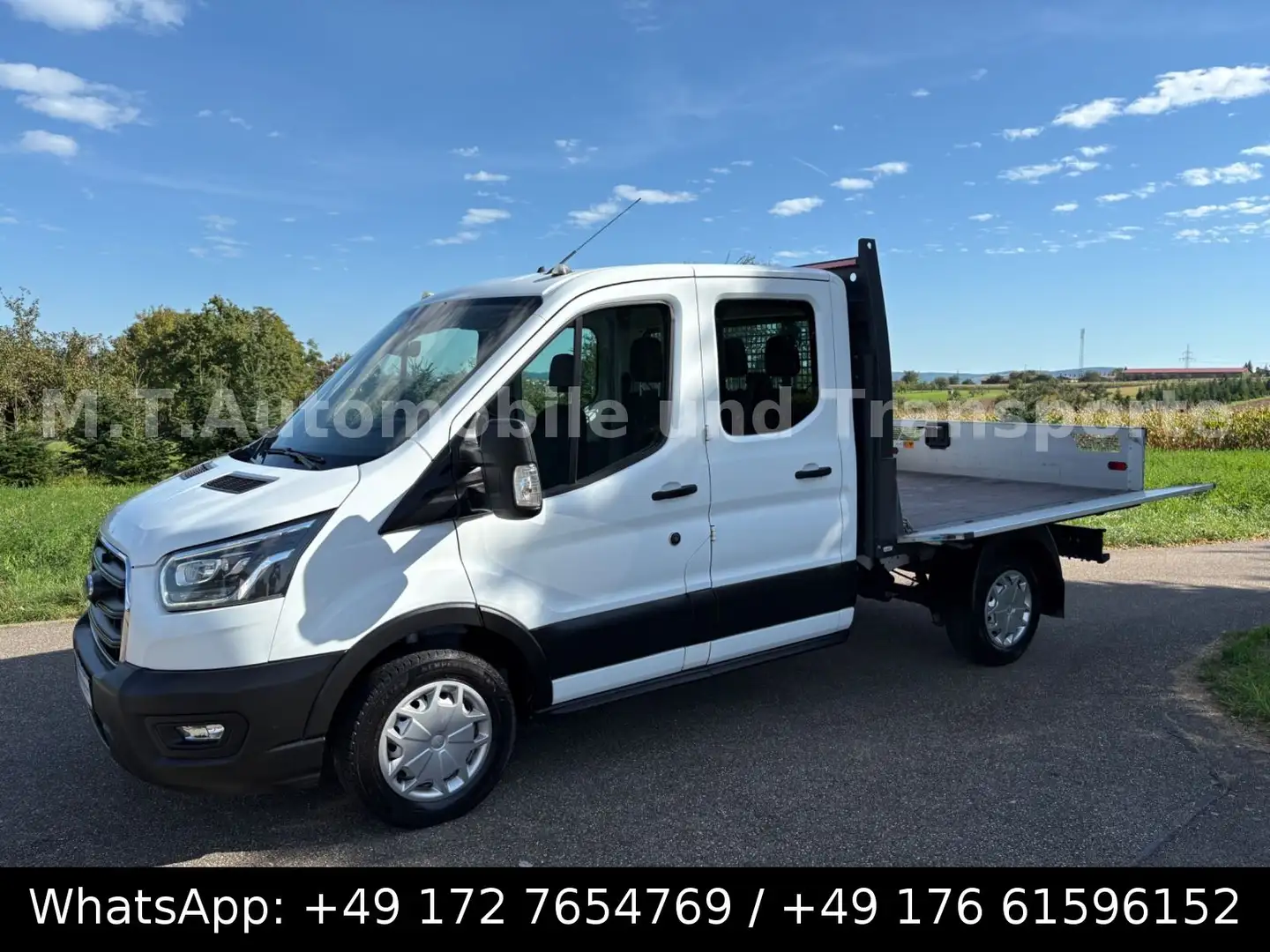 Ford Transit Pritsche DoKa L2 *NAVI*KLIMA*ACC*LED*SHZ Weiß - 2