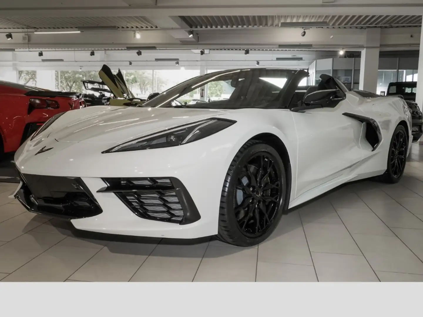 Corvette C8 Stingray Cabriolet 3LT Frontlift Vollausstattung Blanc - 2