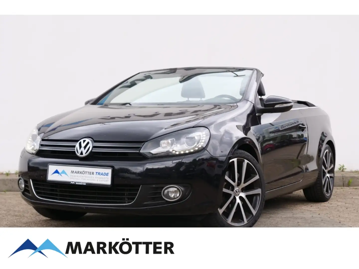 Volkswagen Golf Cabriolet VI 2.0 Exclusive /1.Hand/gepflegt/ Black - 1