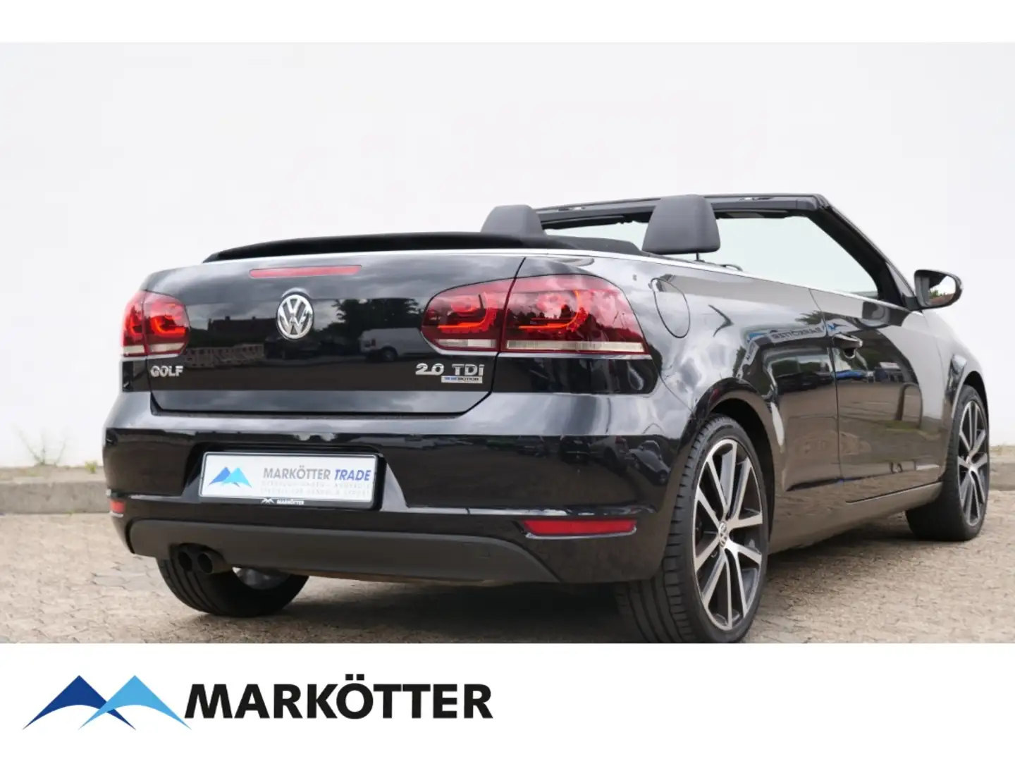 Volkswagen Golf Cabriolet VI 2.0 Exclusive /1.Hand/gepflegt/ Black - 2