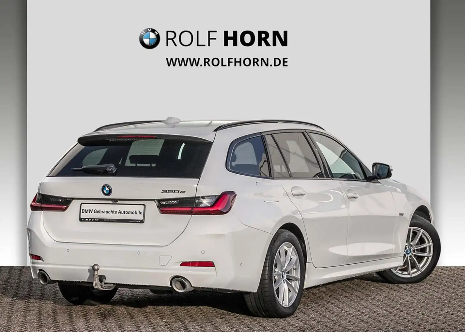 BMW 320 e Touring Autom Navi LED AHK Klima HiFi Shzg Weiß - 2
