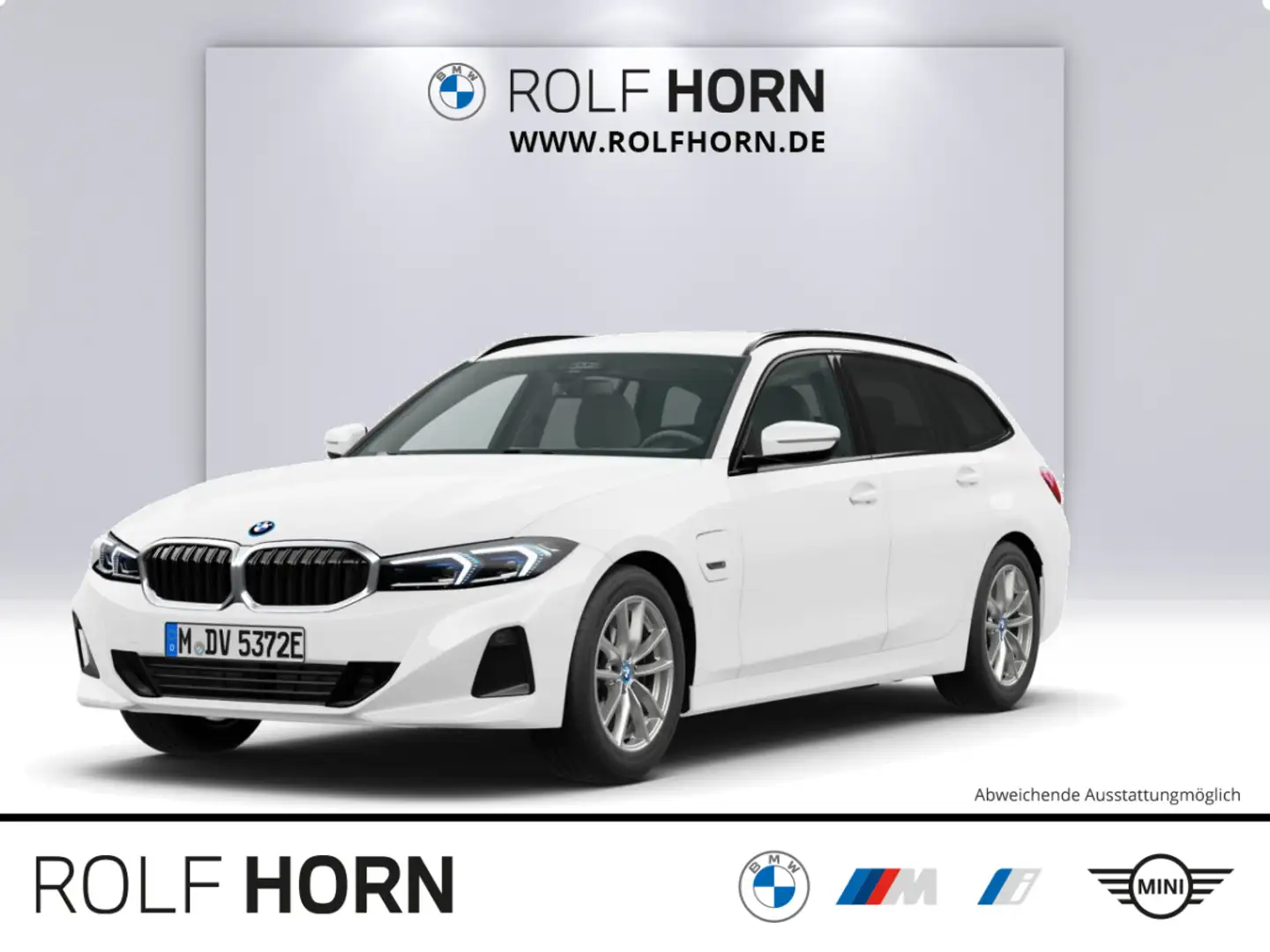 BMW 320 e Touring Autom Navi LED AHK Klima HiFi Shzg Weiß - 1