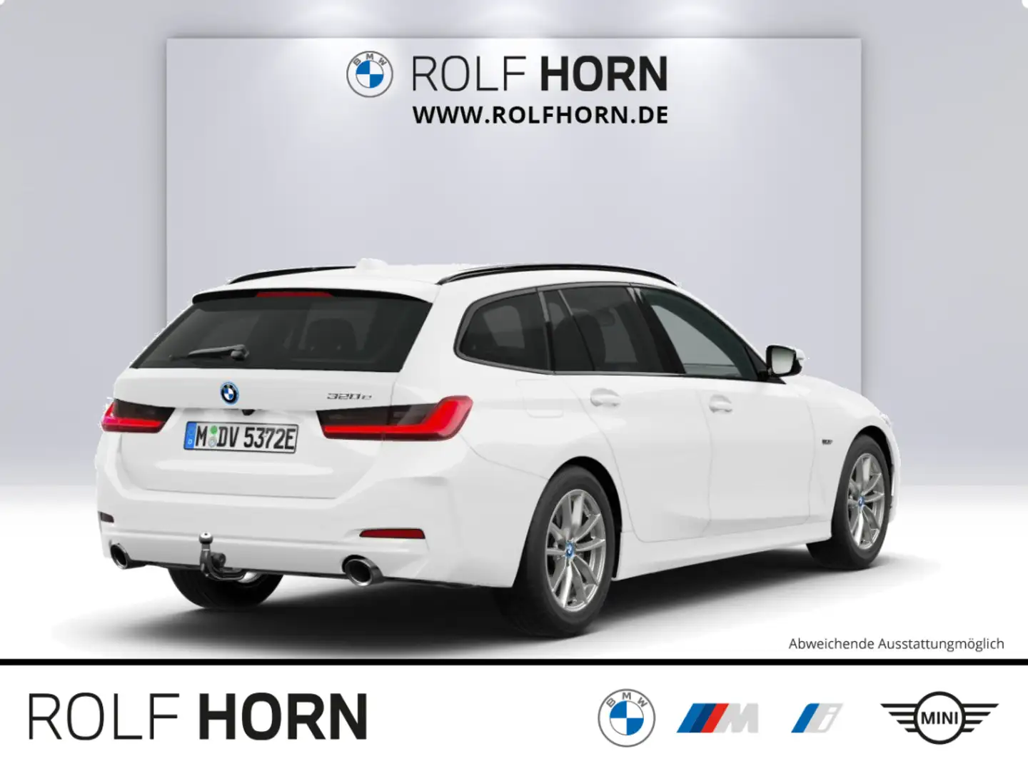 BMW 320 e Touring Autom Navi LED AHK Klima HiFi Shzg Weiß - 2