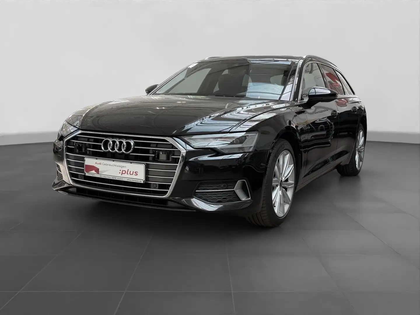 Audi A6 40 TDI SPORT LM19 AHK LEDER PANO eSITZE Zwart - 2