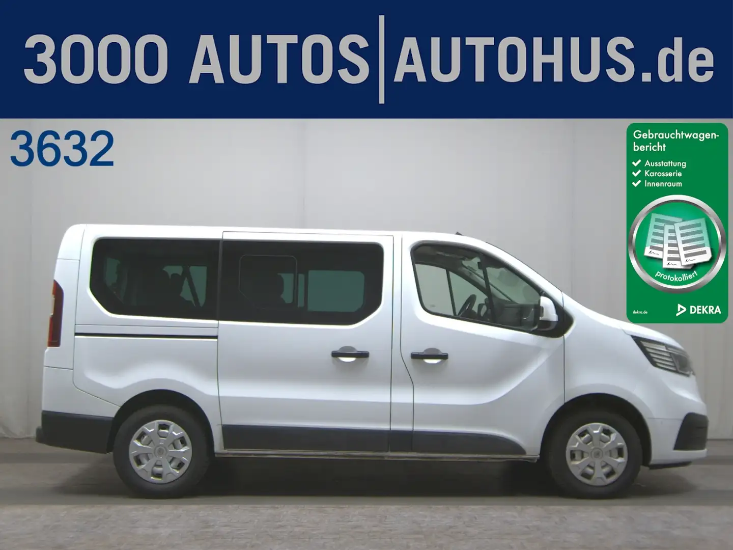 Renault Trafic L1H1 2.0 dCi 9-Sitze PDC LED Klima Weiß - 1