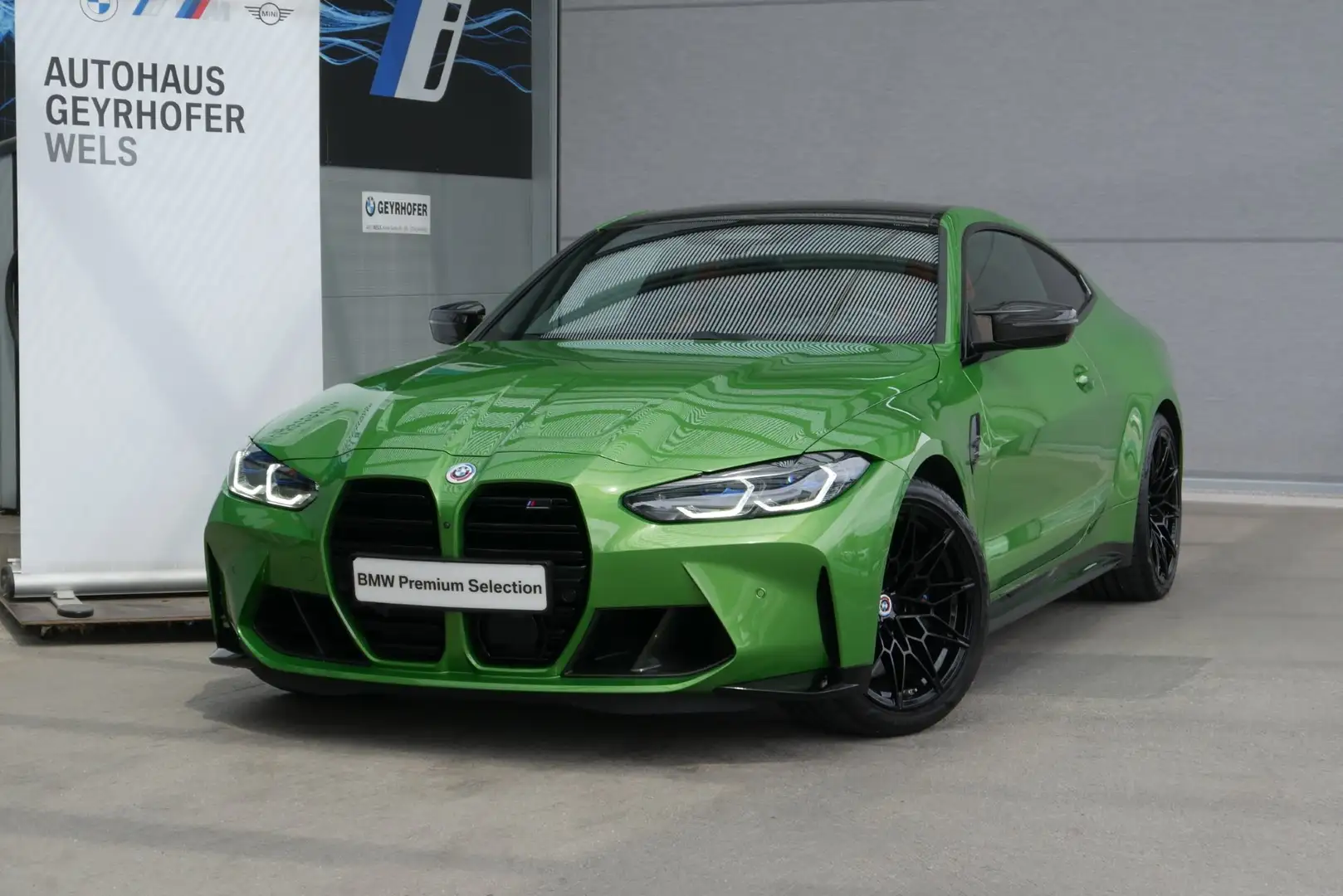 BMW M4 Competition M xDrive *Sitzlüftung/Head-Up/Laser/360°/Memorysitz/DA-Prof.* Grün - 2