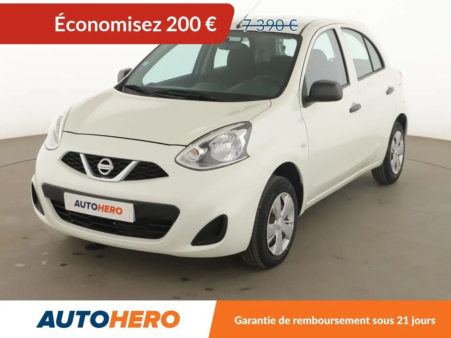 Nissan Micra 1.2 Visia Pack Blanc - 1