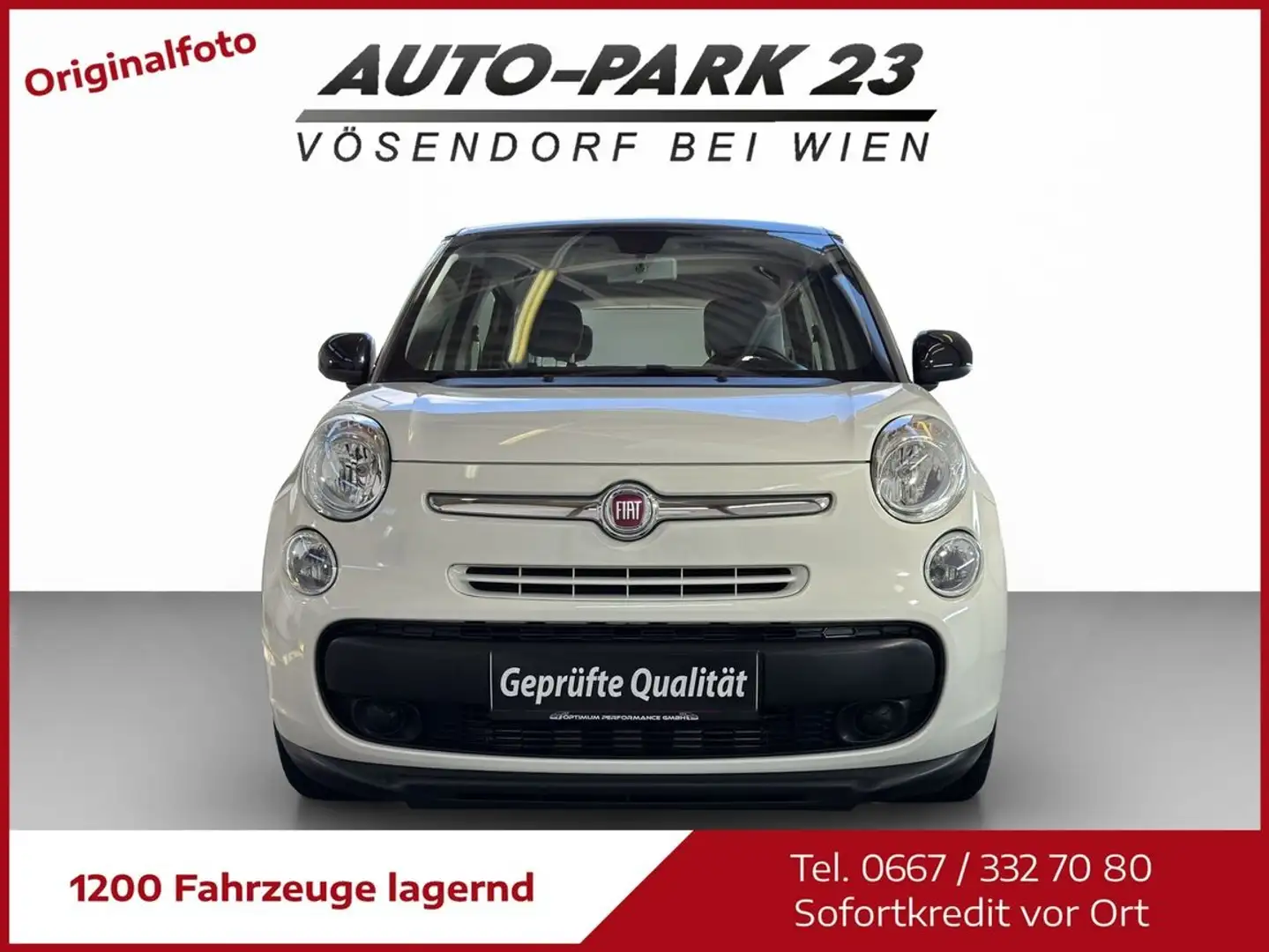 Fiat 500L 1T-Jet*105PS**NUR 75.000KM*PICKERL7/27*MOD2016 Weiß - 2