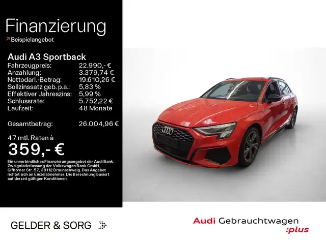 Audi A3 40 TFSIe S line LED*AHK*RFK*ACC*